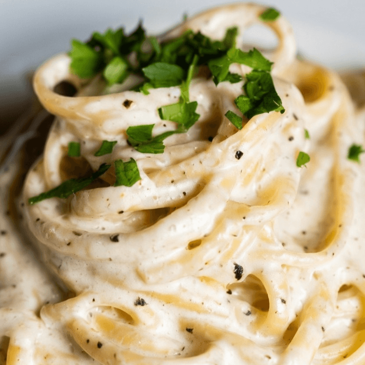 Fettuccine Alfredo.