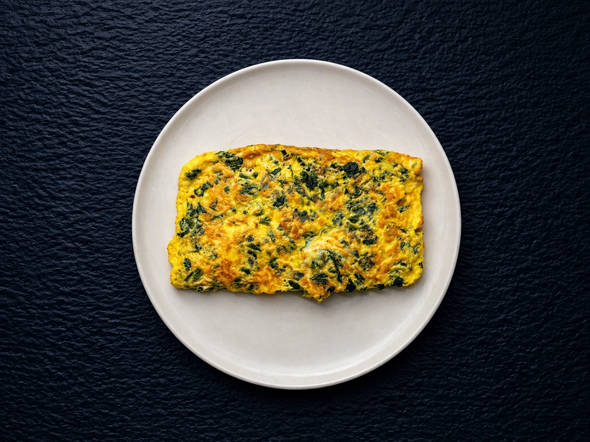 E3 Spinach Omelette Platter.