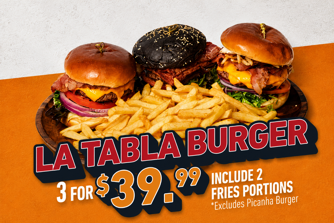 Tabla Burger PR.