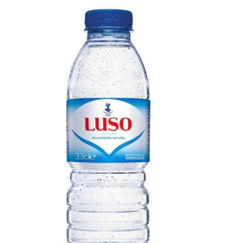 Luso water.