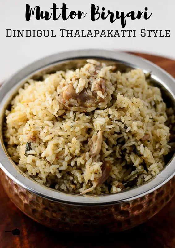 Thalappakatti Mutton Biryani.