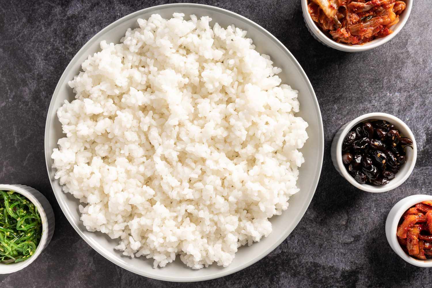 Steamed Rice.
