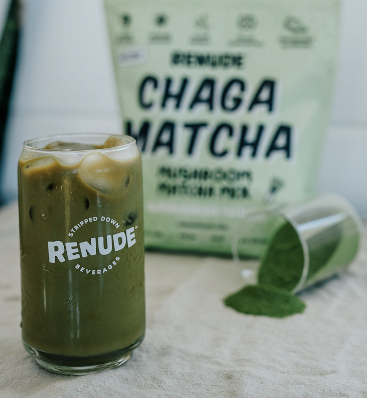 Chaga Matcha Latte.