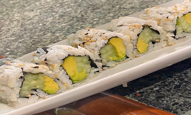 Cucumber Avocado Roll.