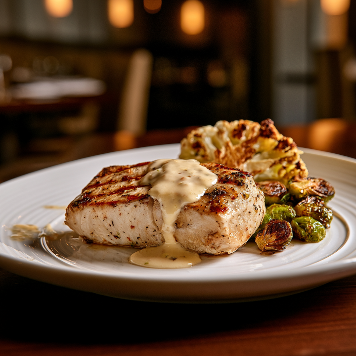 Mahi Mahi with Hollandaise.