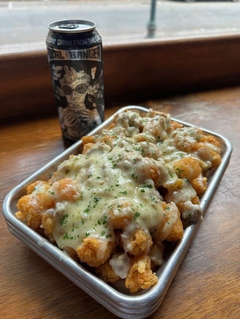 LOADED TATER TOTS.