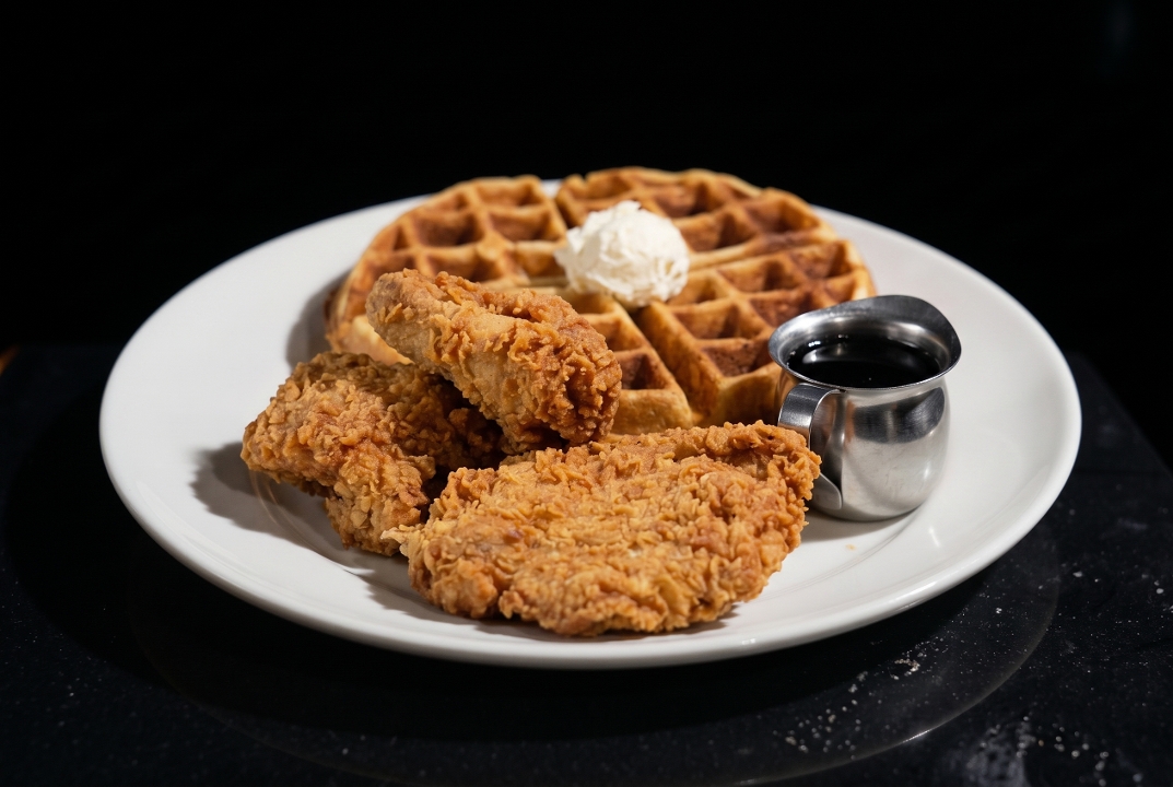 Fried Chicken and Waffles.