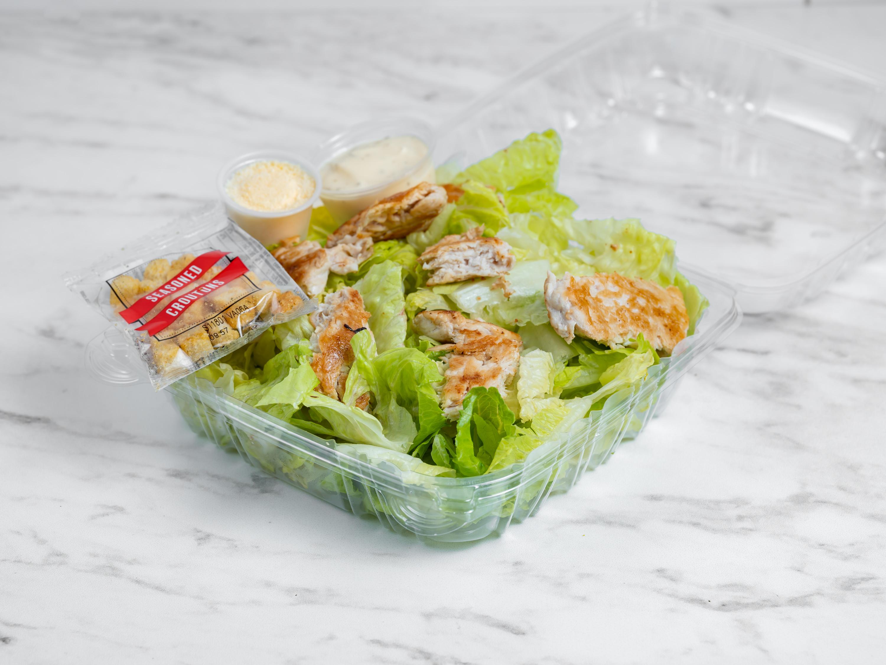 Grilled Chicken Caesar Salad.