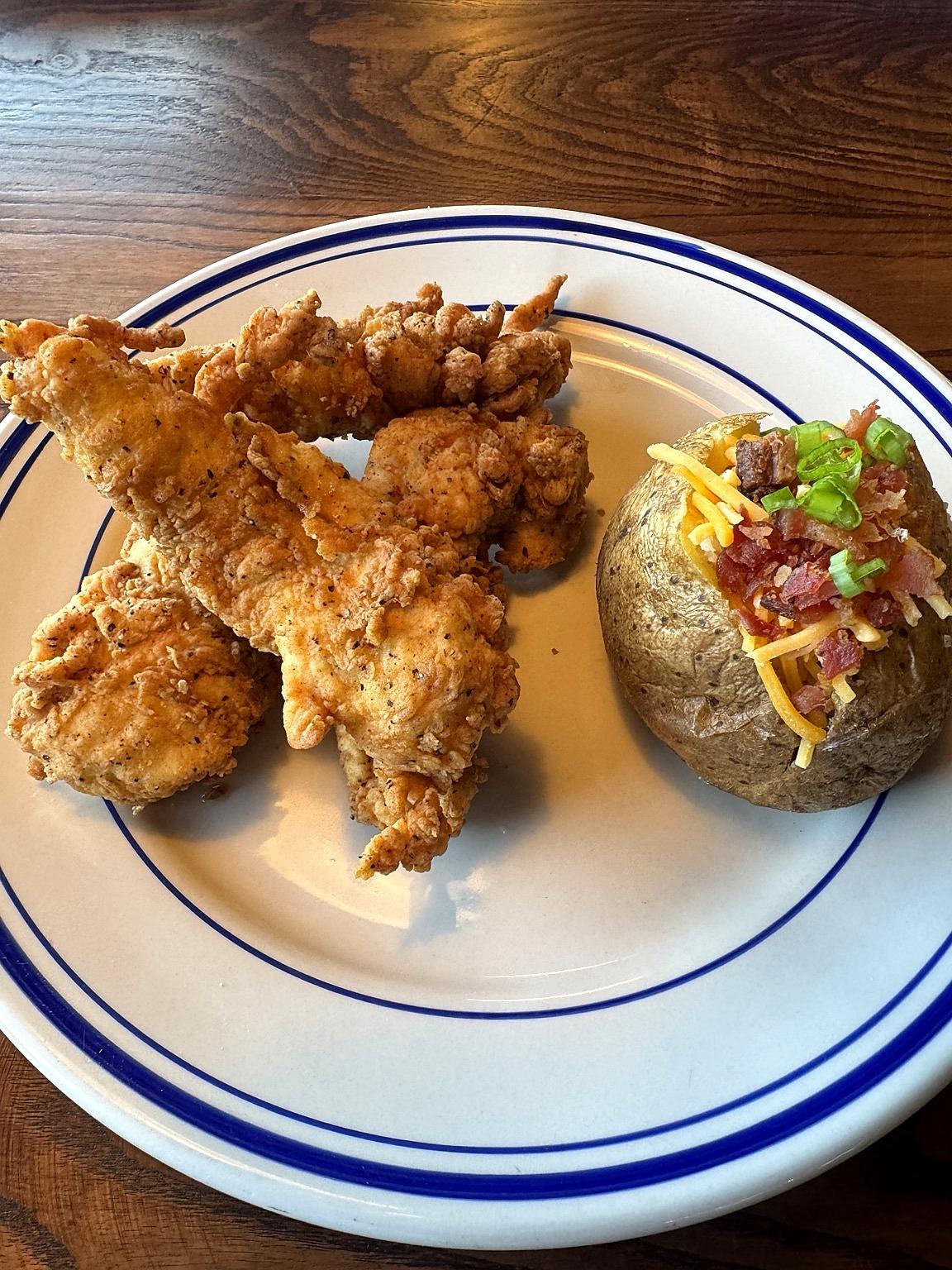 Fried Chicken Tenders.