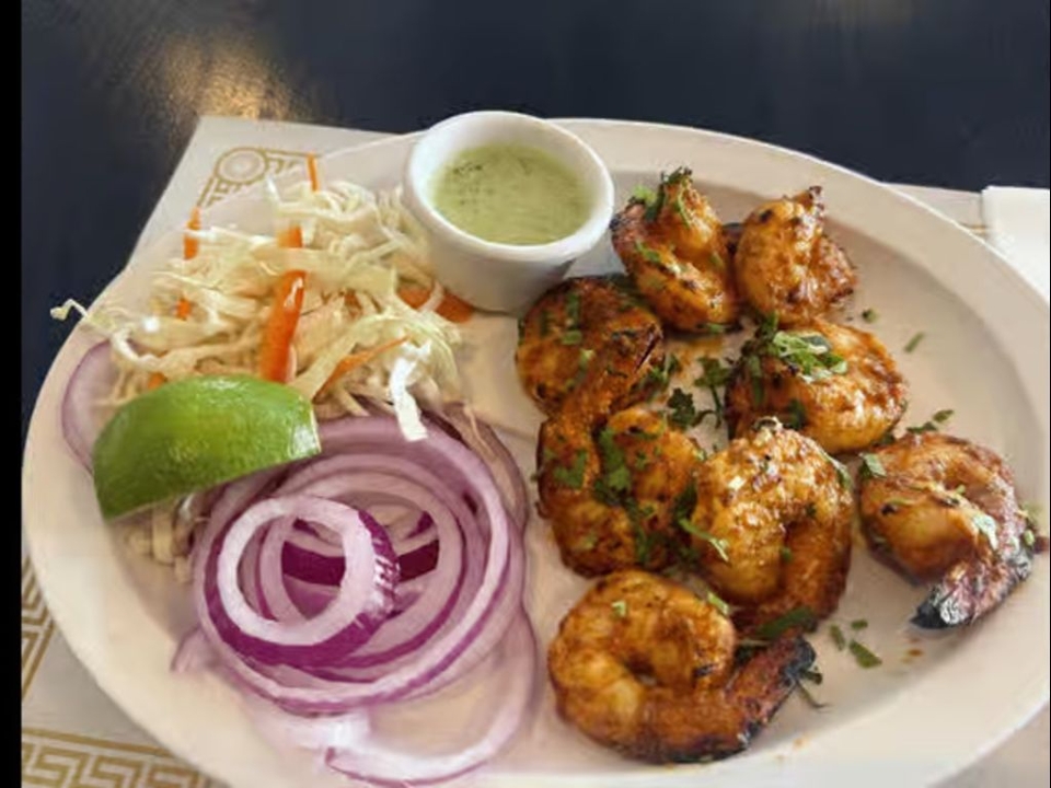 TANDOORI SHRIMP.