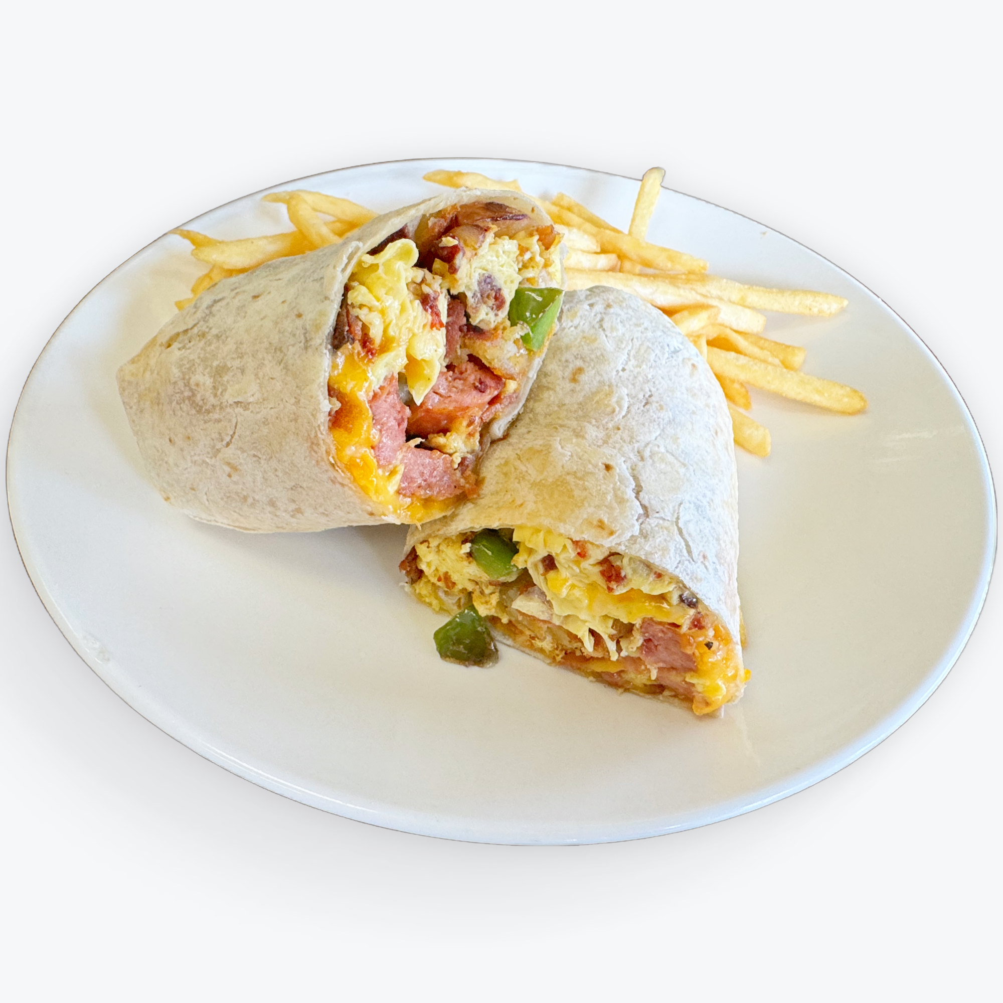 MEAT LOVER'S BURRITO.