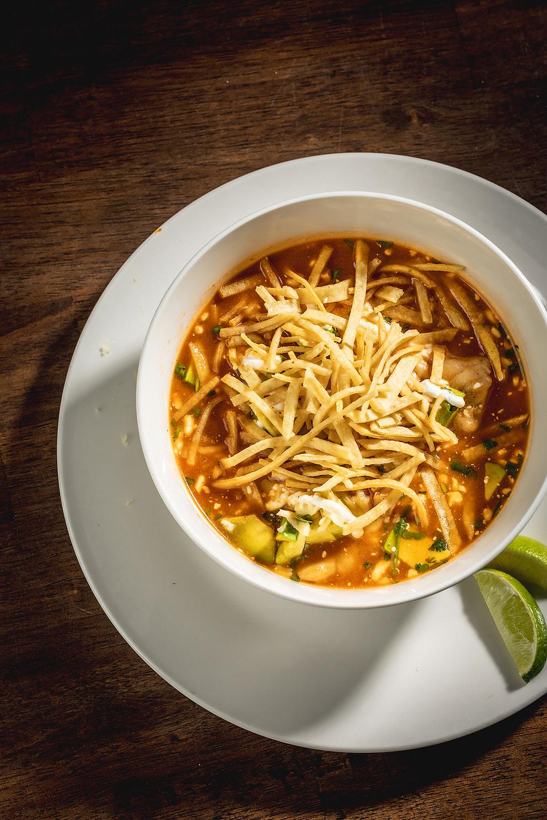 Fish Tortilla Soup.