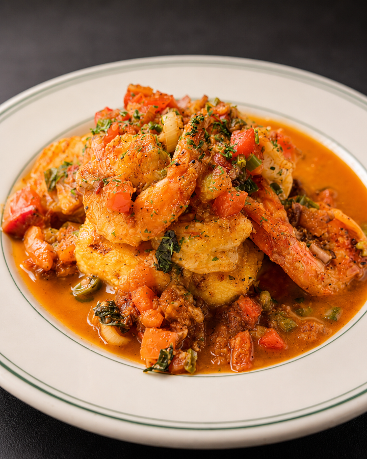 SHRIMP AND GRITS.
