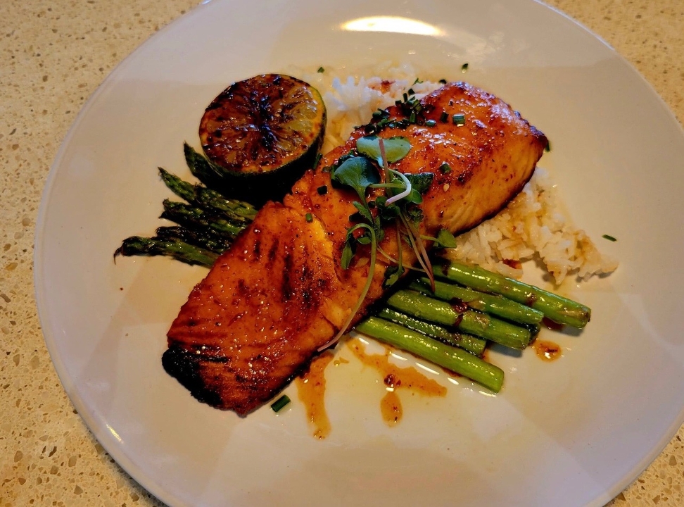 Scottish Grilled Salmon.