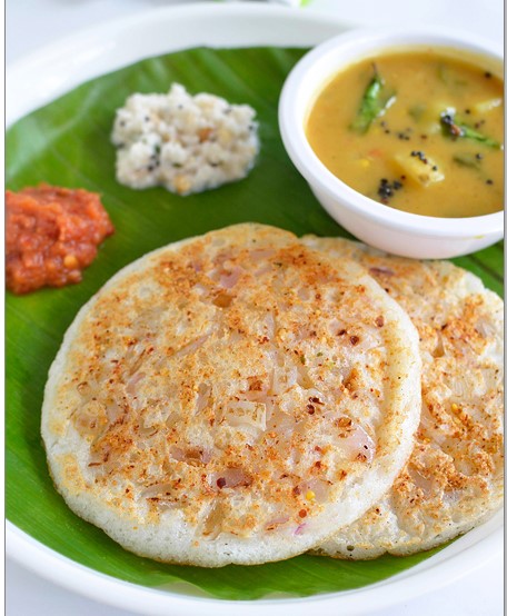 Onion Uthappam.