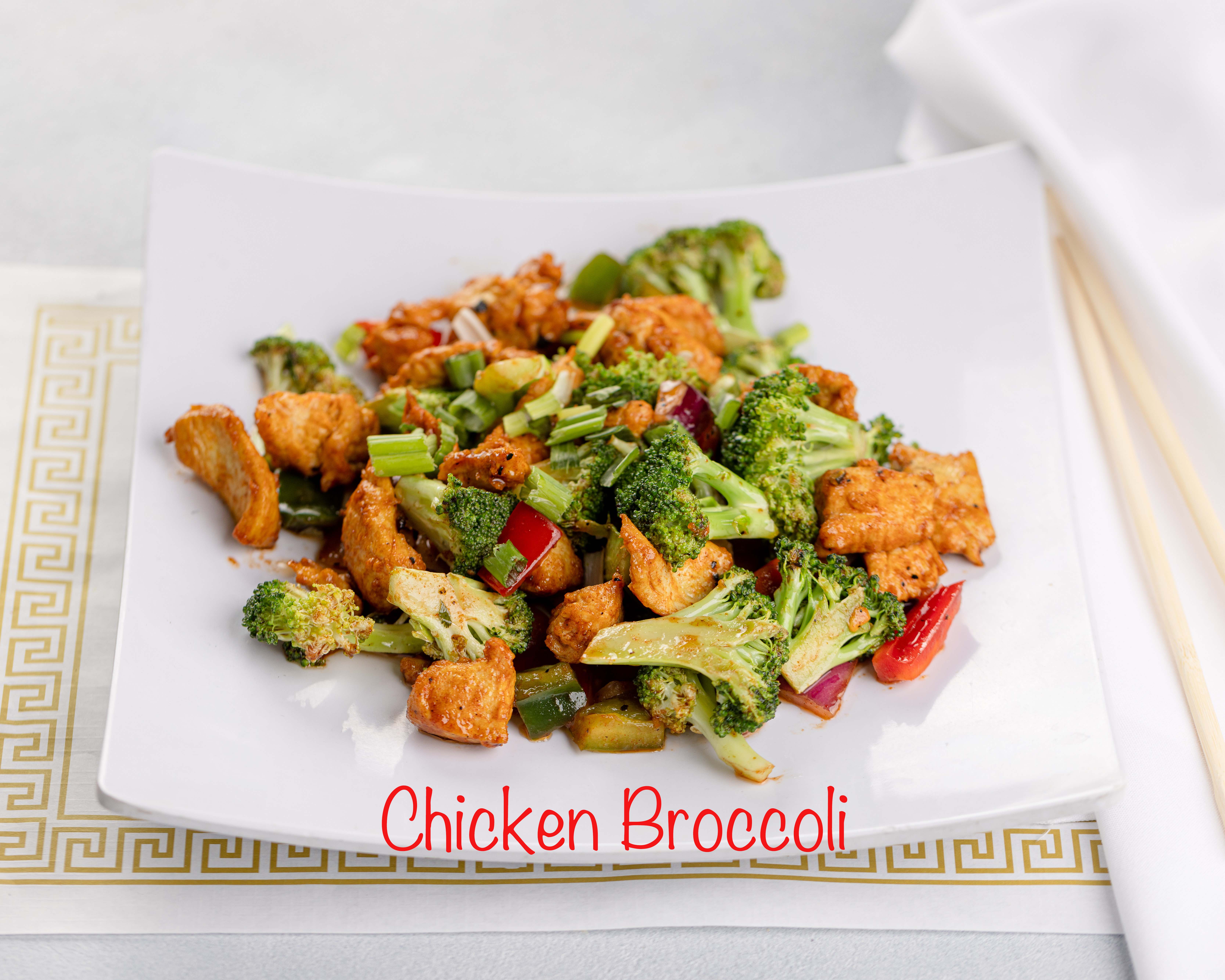 Chicken & Broccoli.