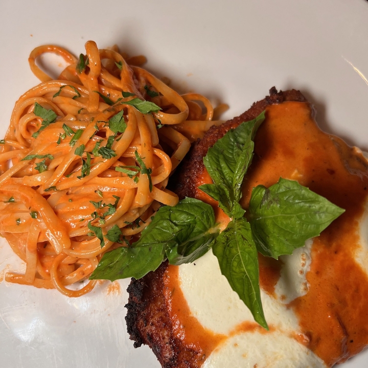 Chicken Parm alla Vodka.