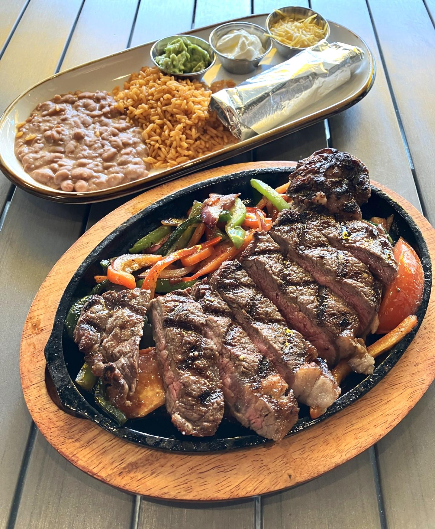 Ribeye Fajitas.