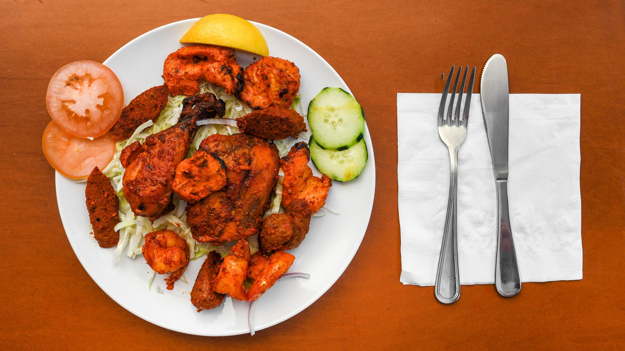 Tandoori Mix Platter (Non-Veg).
