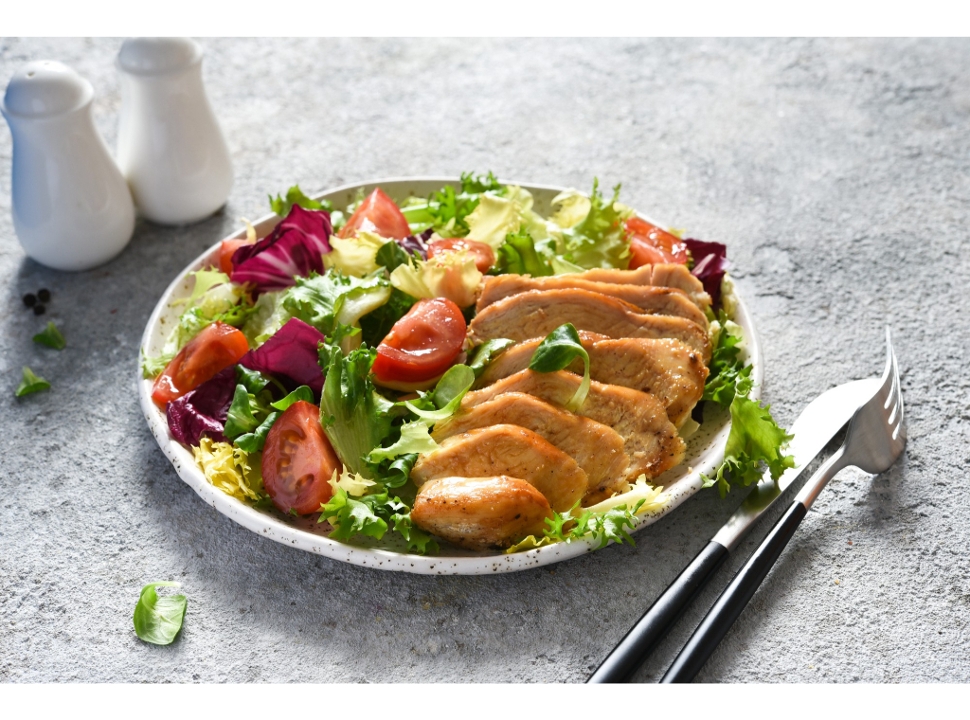 28. Chicken Katsu Salad.