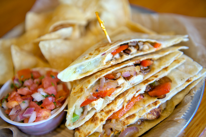 Chicken Fajita Quesadilla.