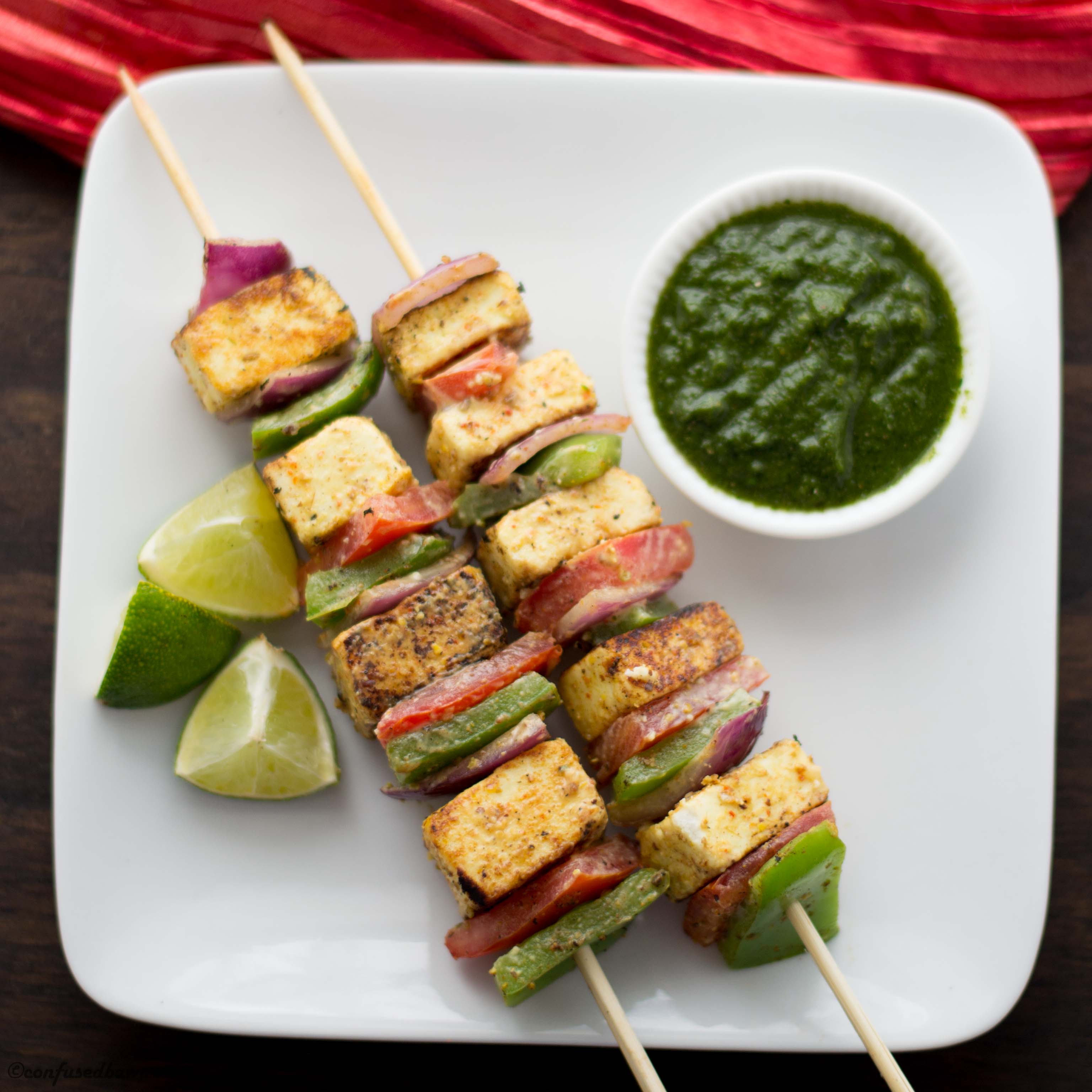 Paneer Tikka Kabab.