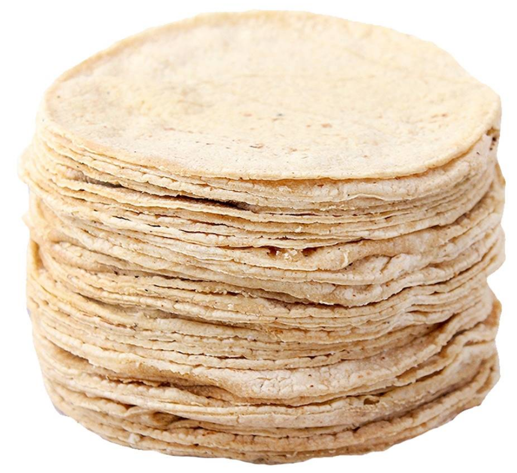 Extra Corn Tortillas.