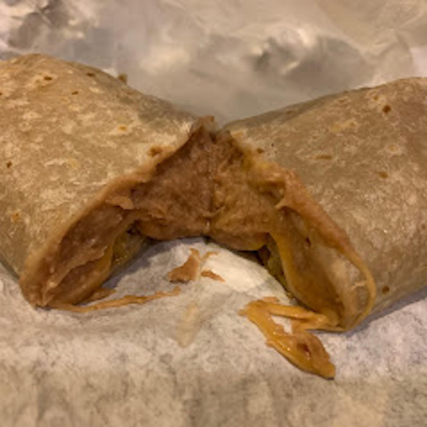 Jr. Bean and Cheese Burrito.