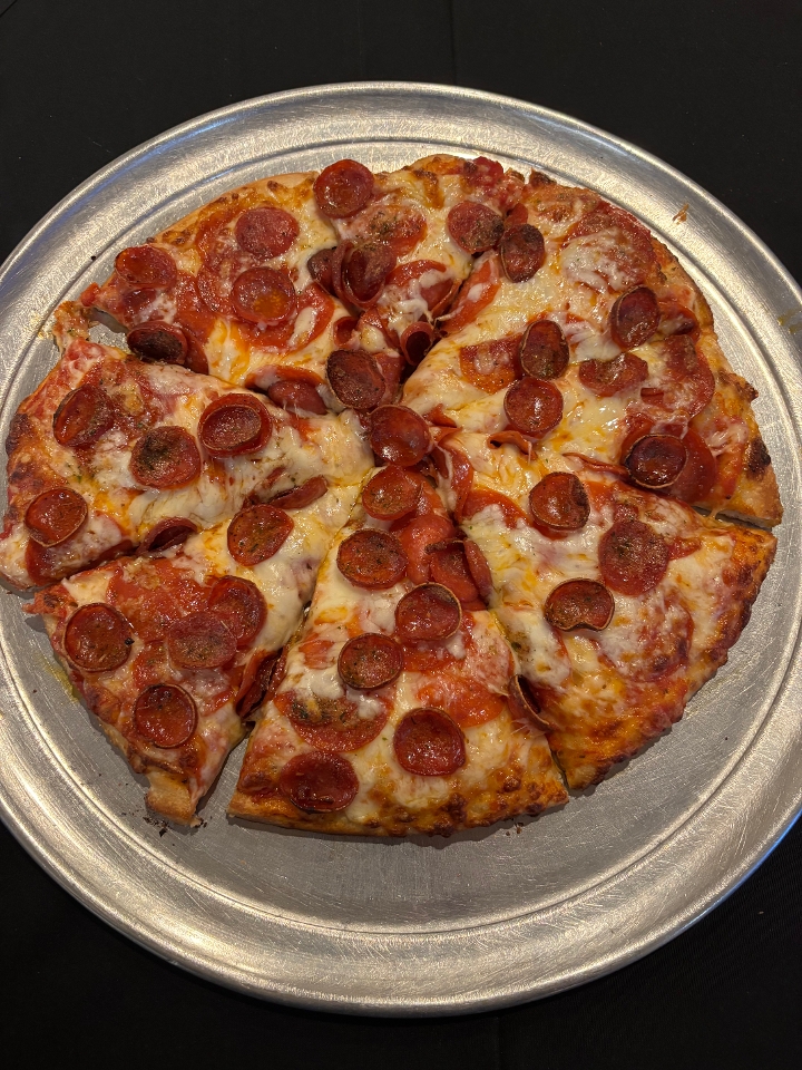 16" Double Pepperoni Pizza.