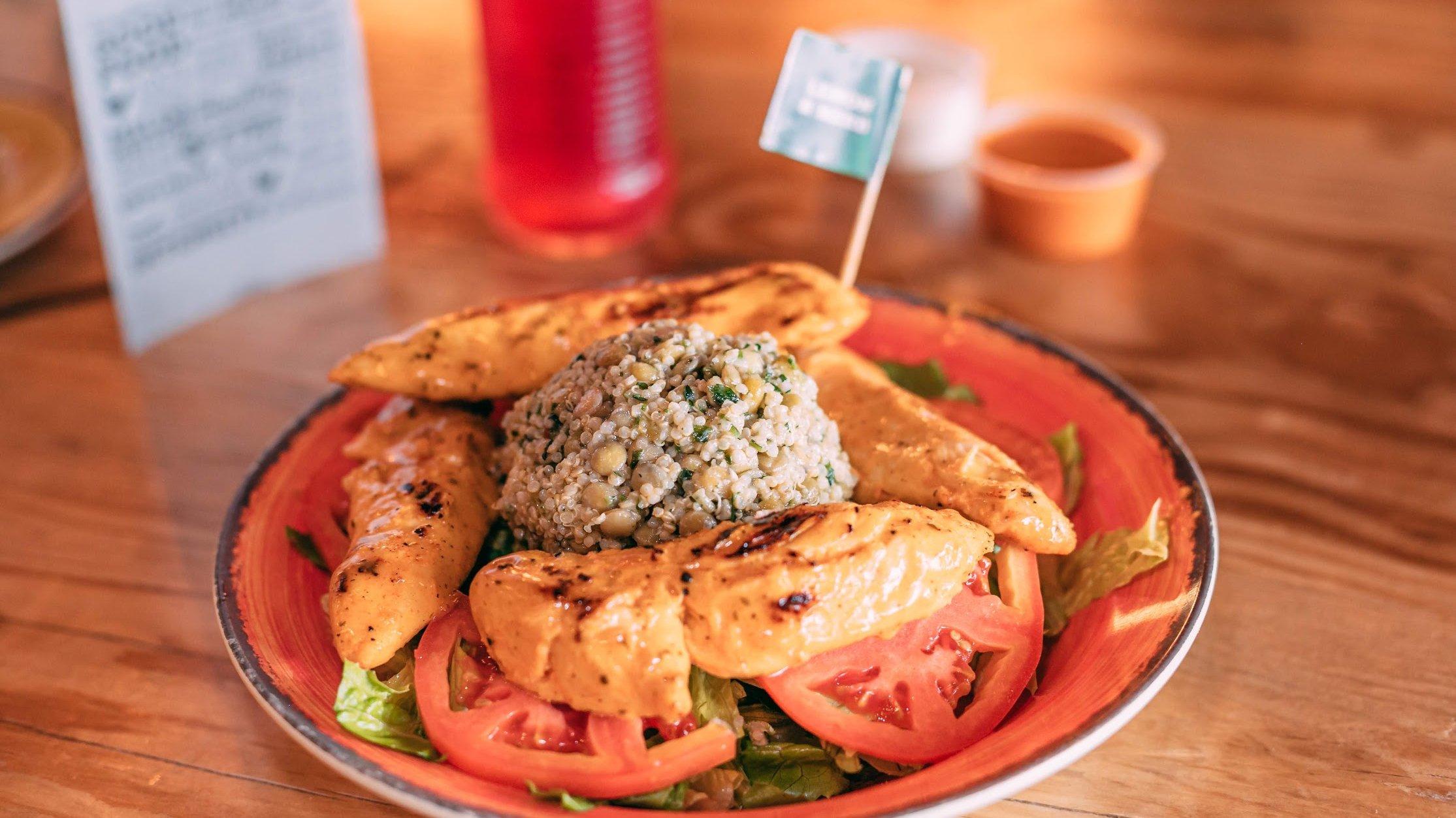 *Quinoa Salad.