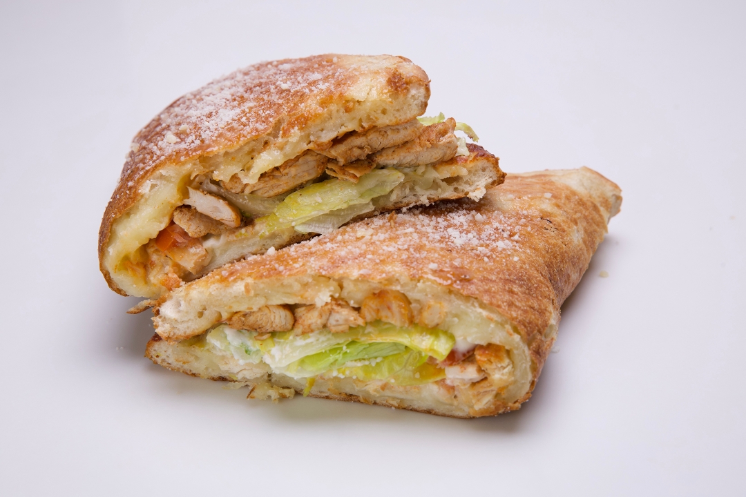 Open Chicken Calzone.