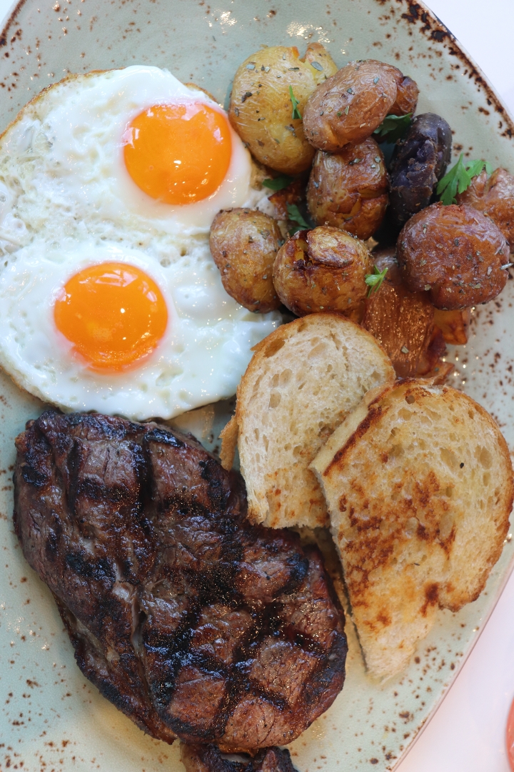 Steak and Eggs.