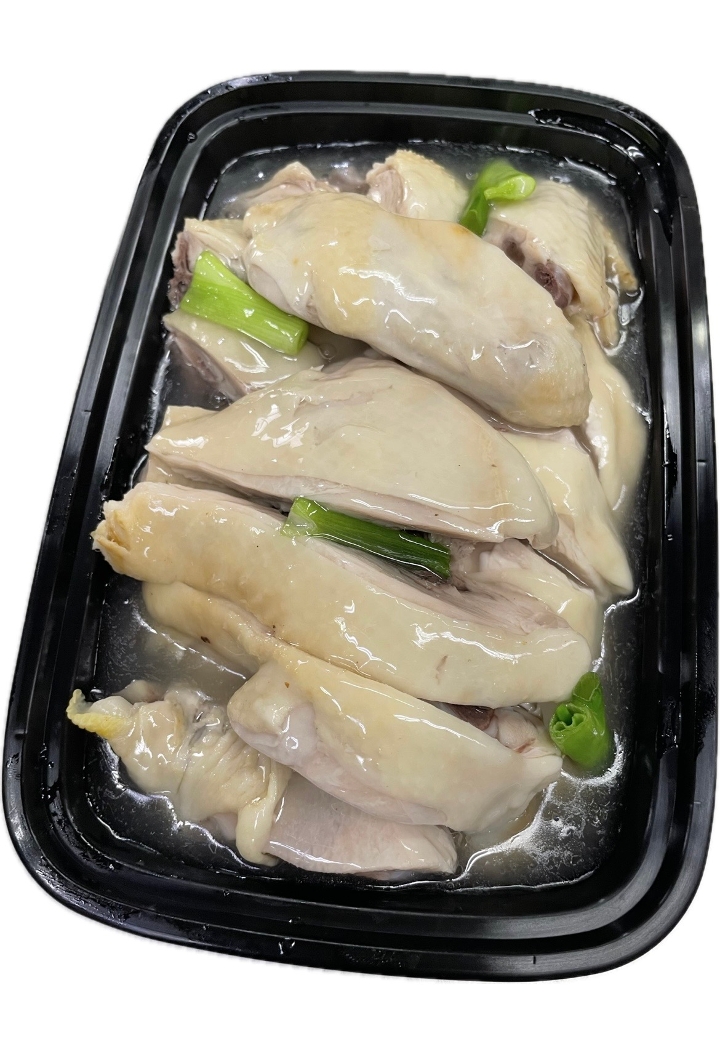 白切鸡 22.Boiled Chicken w/Gravy.