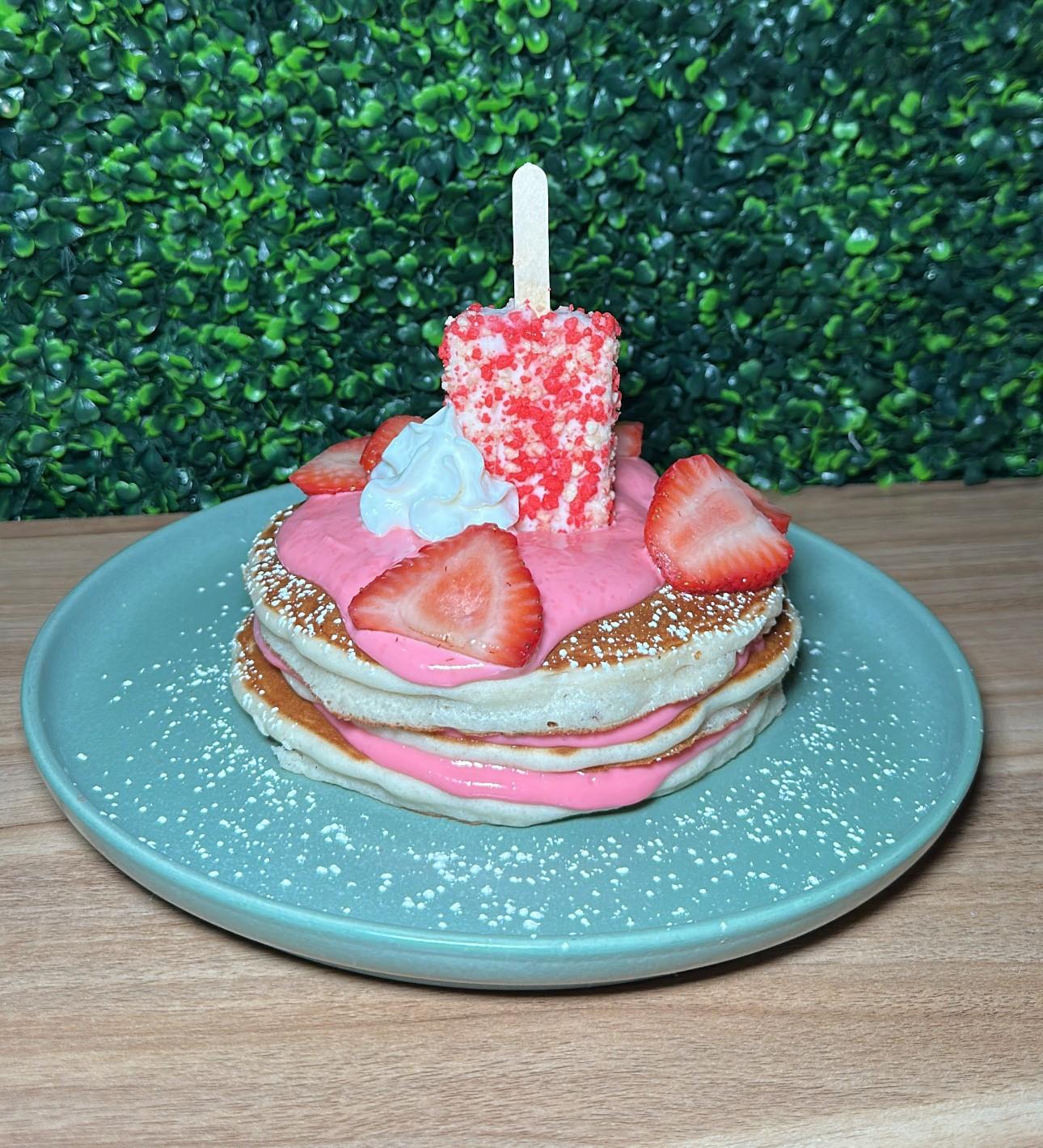 LALI'S Fav. Shortcake Pancakes.