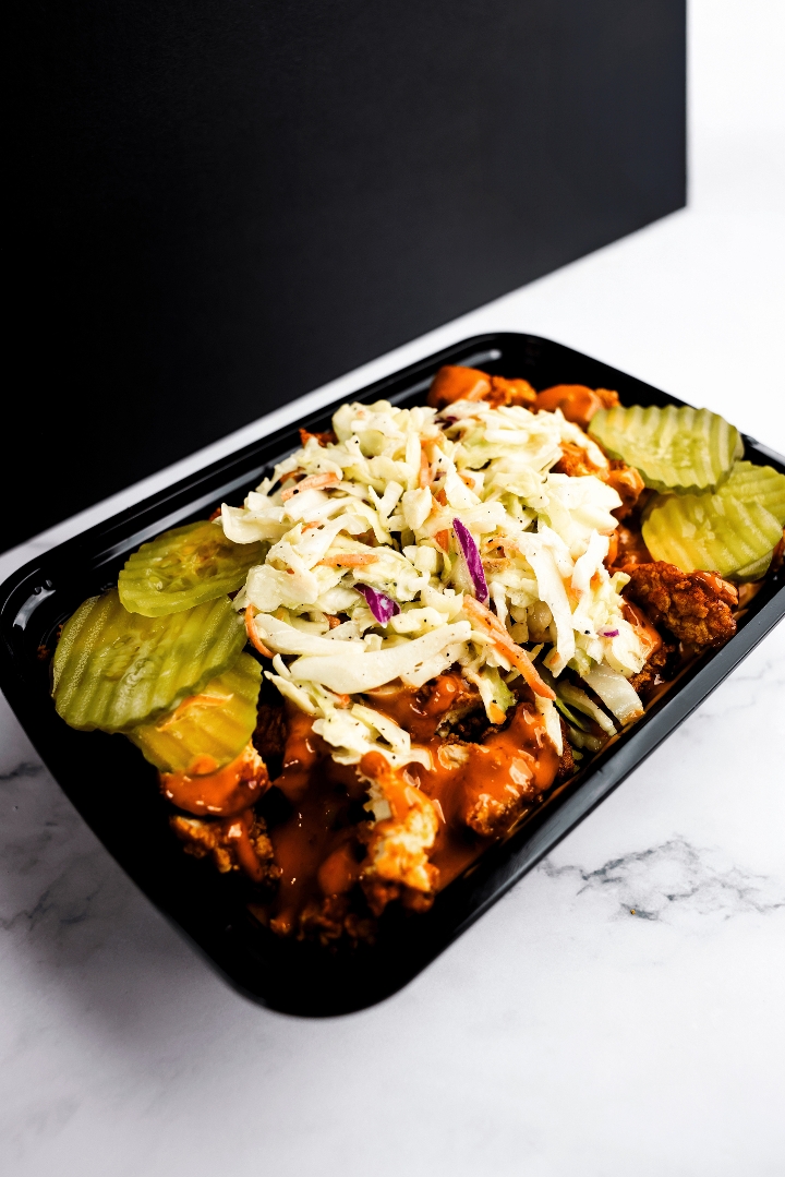 Nashville Chicken Over Rice.