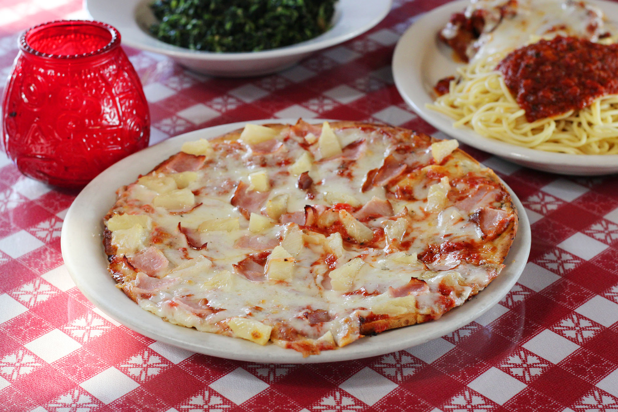 Gluten Free 10" Thin Crust Pizza.