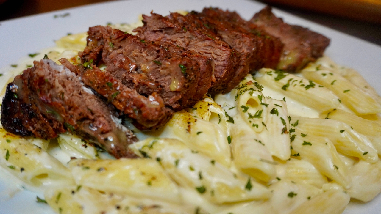Steak Pasta.