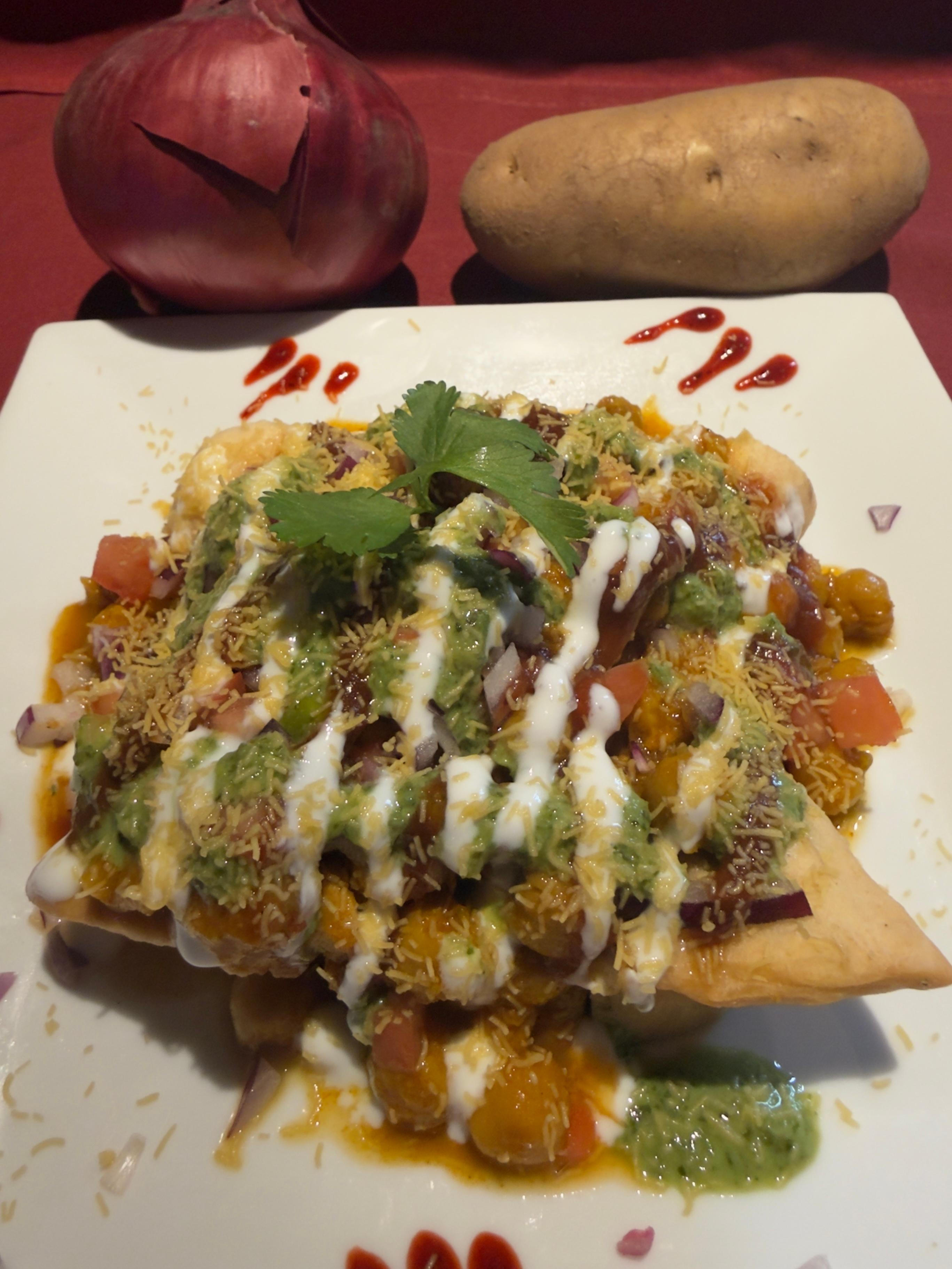Samosa Chaat.