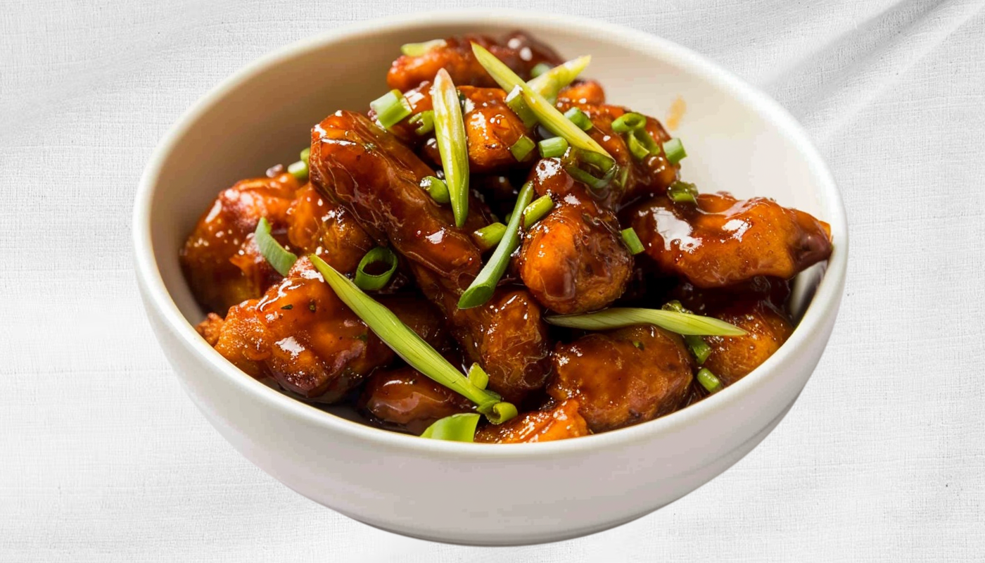 Baby Corn Manchurian.