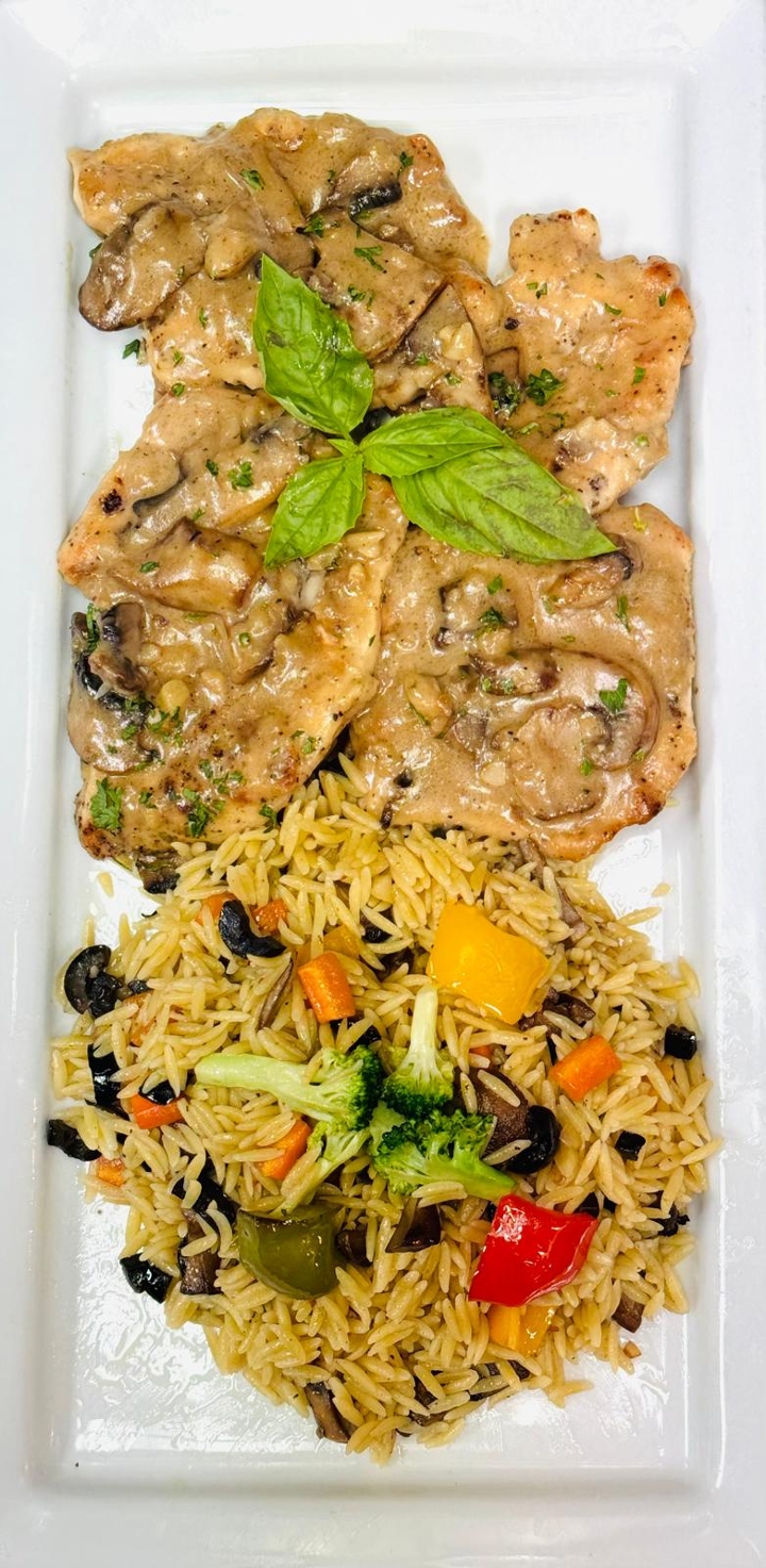 Chicken Marsala.