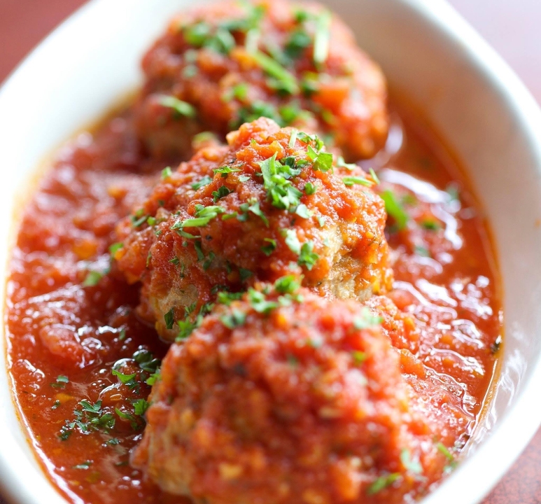 3 Meatballs with Marinara.