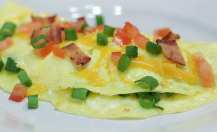 Onion Omelette Sandwich.
