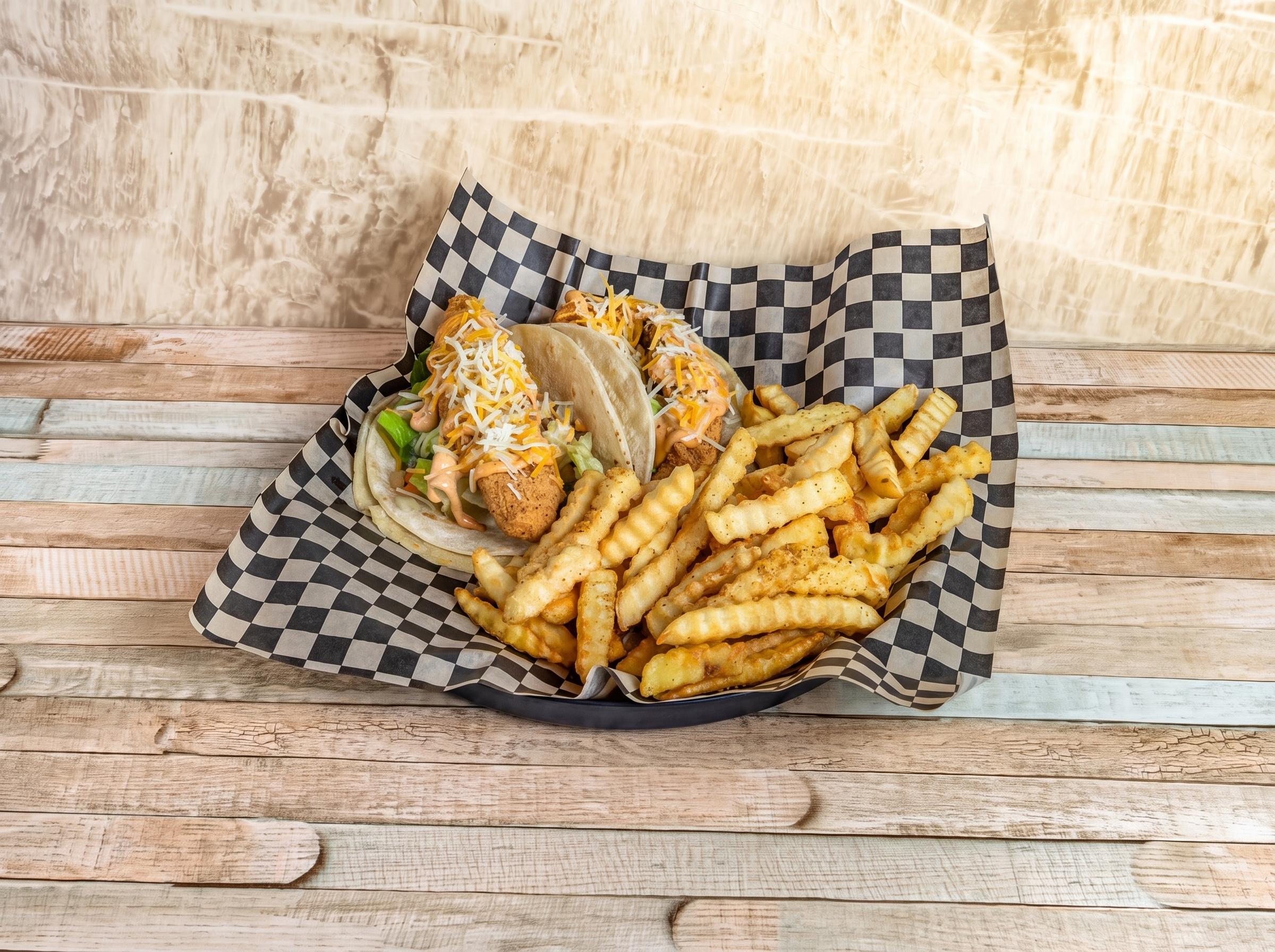 2Pcs. Catfish Taco.