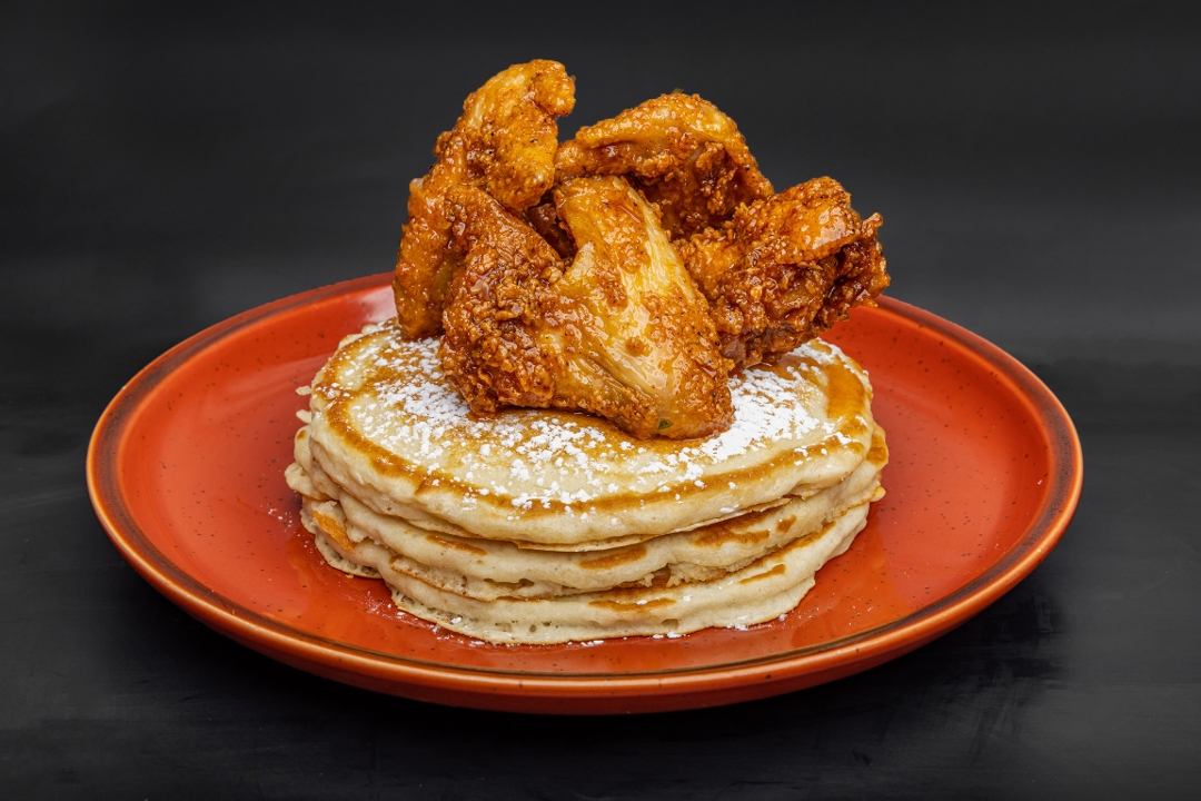 Sticky Wings & Pancakes.
