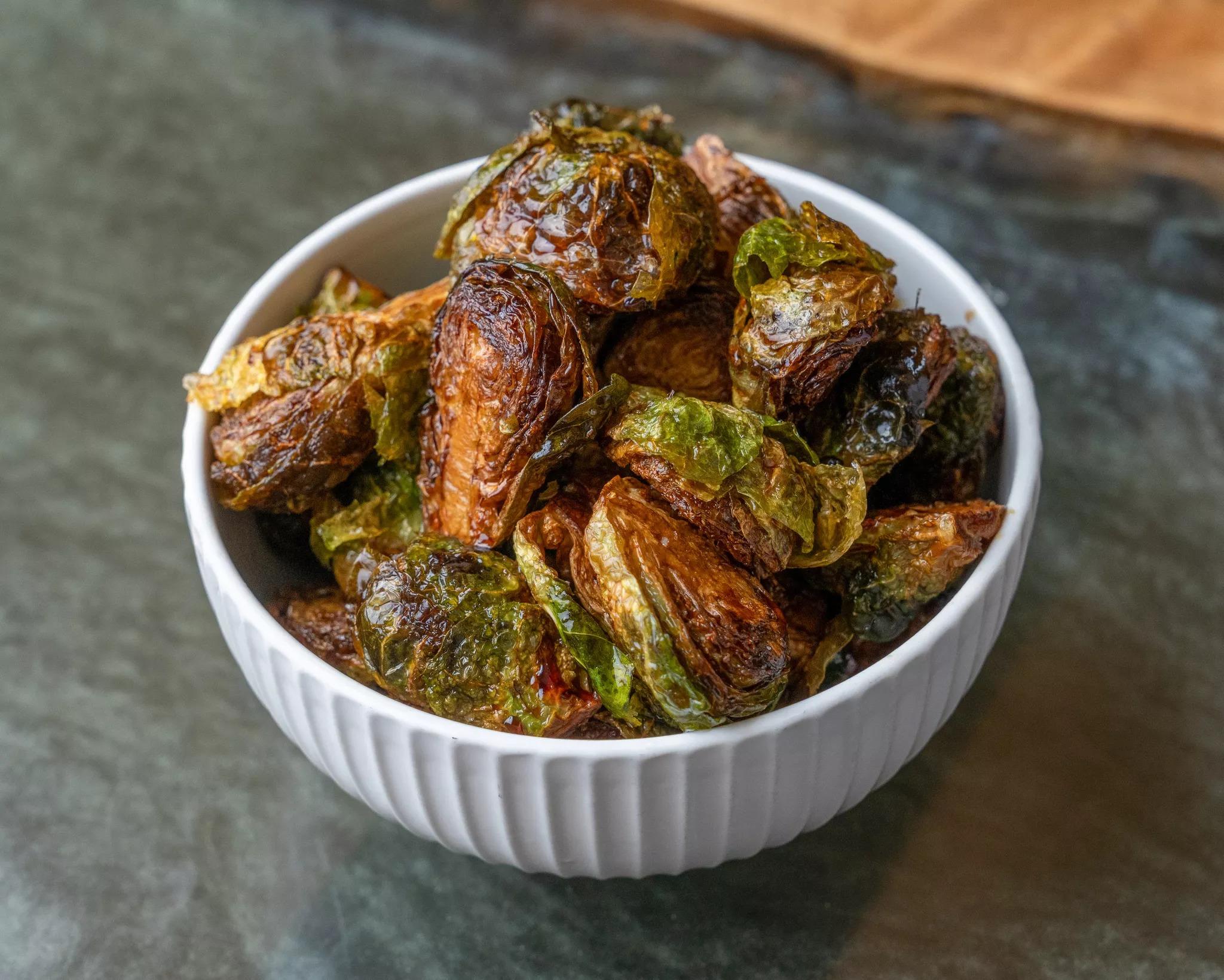 Fried Brussels Sprouts.