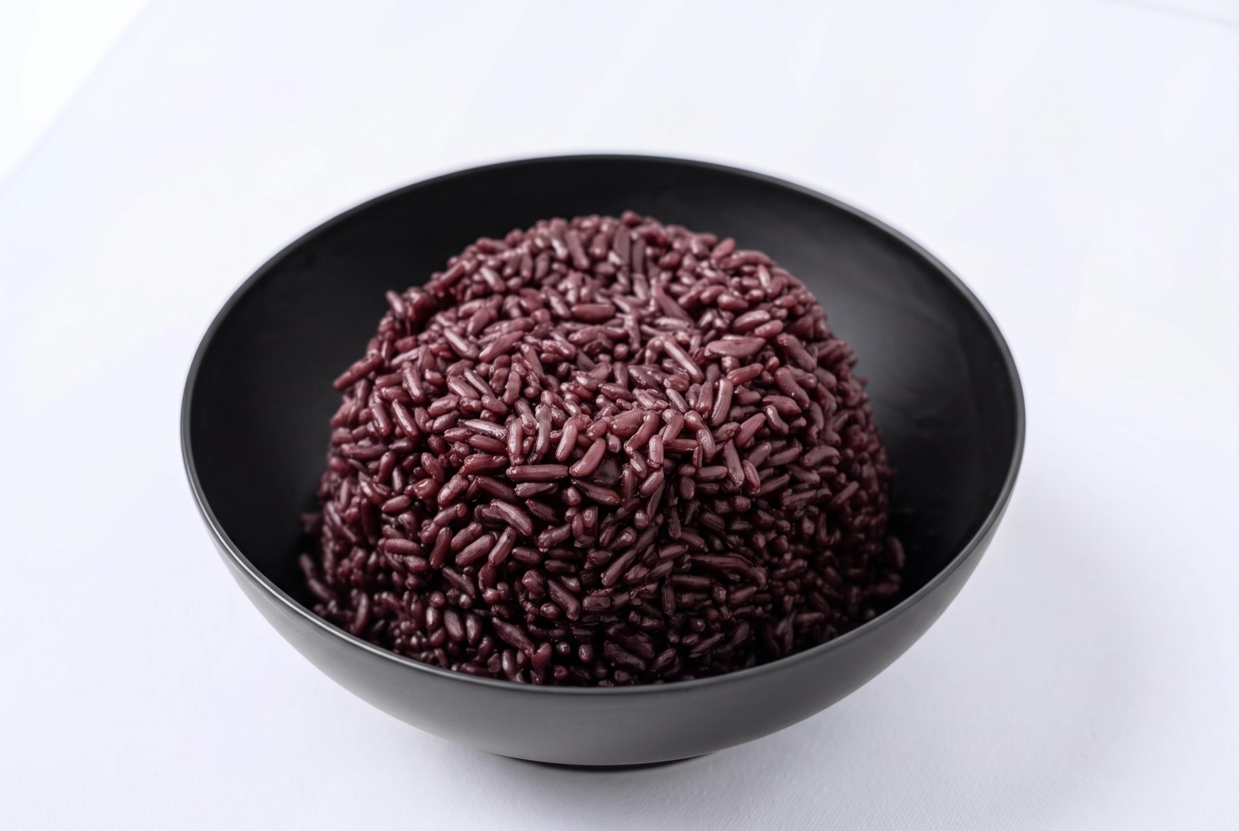 Black rice.