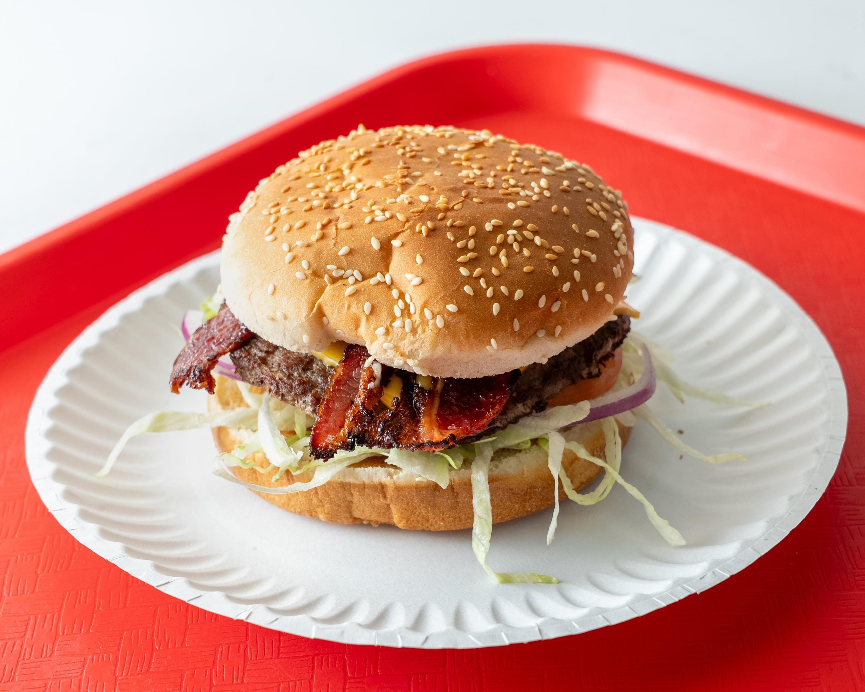 Bacon Cheese Burger.