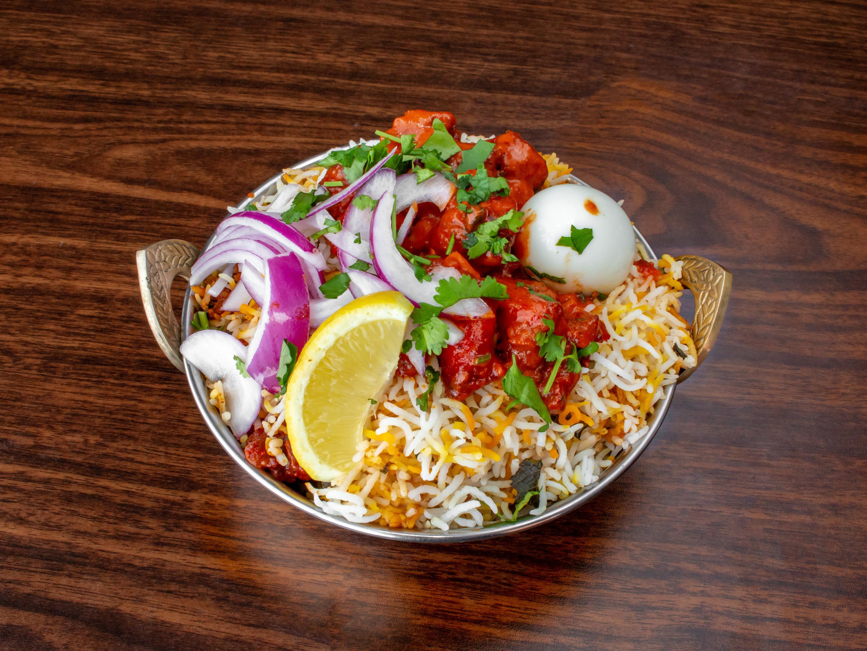 Boneless chicken Biriyani.