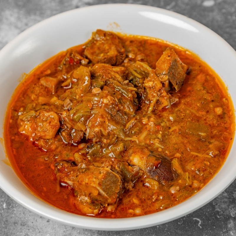 Soup-Okra w/Lamb (Combo).