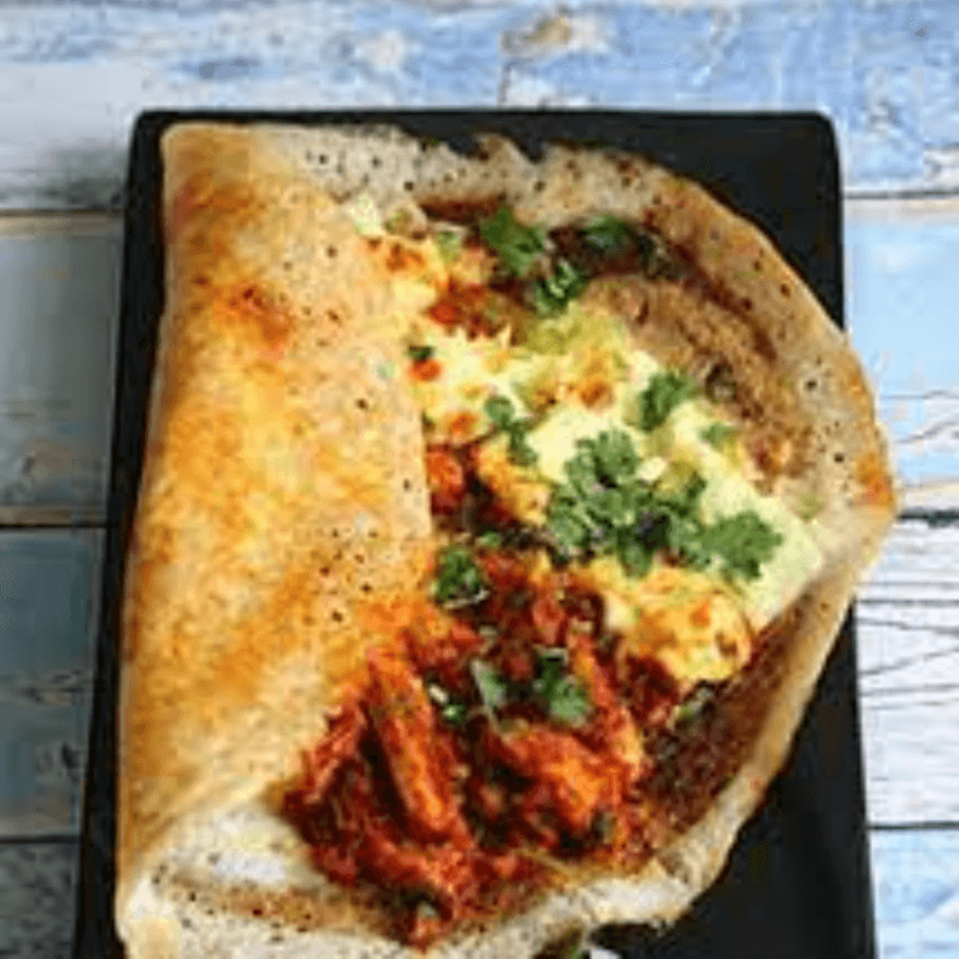 Keema Cheese Dosa.